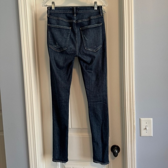 Agolde 27 Skinny Distressed High Waist Jeans - Picture 3 of 8